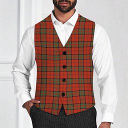 ScotsTee Shop Scottish McDonell of Keppoch Ancient Tartan Waistcoat Sleeveless Suit Vest