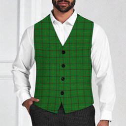 ScotsTee Shop Scottish Tribe of Mar Tartan Waistcoat Sleeveless Suit Vest