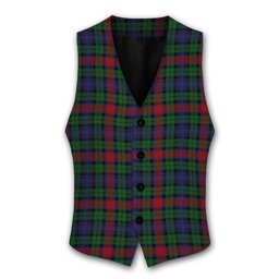 ScotsTee Shop Scottish Young Presidents Organisation Tartan Waistcoat Sleeveless Suit Vest