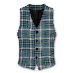 ScotsTee Shop Scottish McDowall Modern Tartan Waistcoat Sleeveless Suit Vest