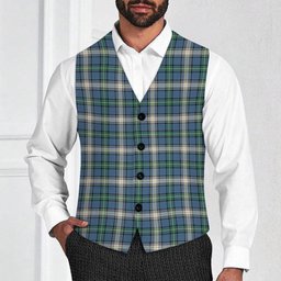 ScotsTee Shop Scottish McDowall Modern Tartan Waistcoat Sleeveless Suit Vest