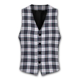 ScotsTee Shop Scottish McRae Dress Modern Tartan Waistcoat Sleeveless Suit Vest
