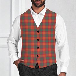ScotsTee Shop Scottish McNab Ancient Tartan Waistcoat Sleeveless Suit Vest
