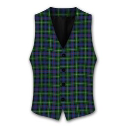 ScotsTee Shop Scottish McKenzie Modern #2 Tartan Waistcoat Sleeveless Suit Vest