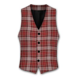 ScotsTee Shop Scottish MacDougal Dress Tartan Waistcoat Sleeveless Suit Vest