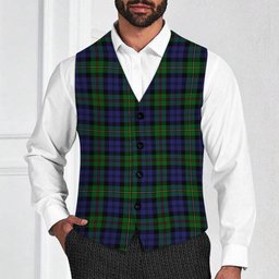 ScotsTee Shop Scottish McEwen Tartan Waistcoat Sleeveless Suit Vest