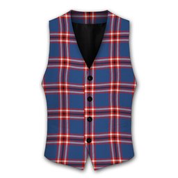 ScotsTee Shop Scottish Laing of Archiestown Modern Tartan Waistcoat Sleeveless Suit Vest