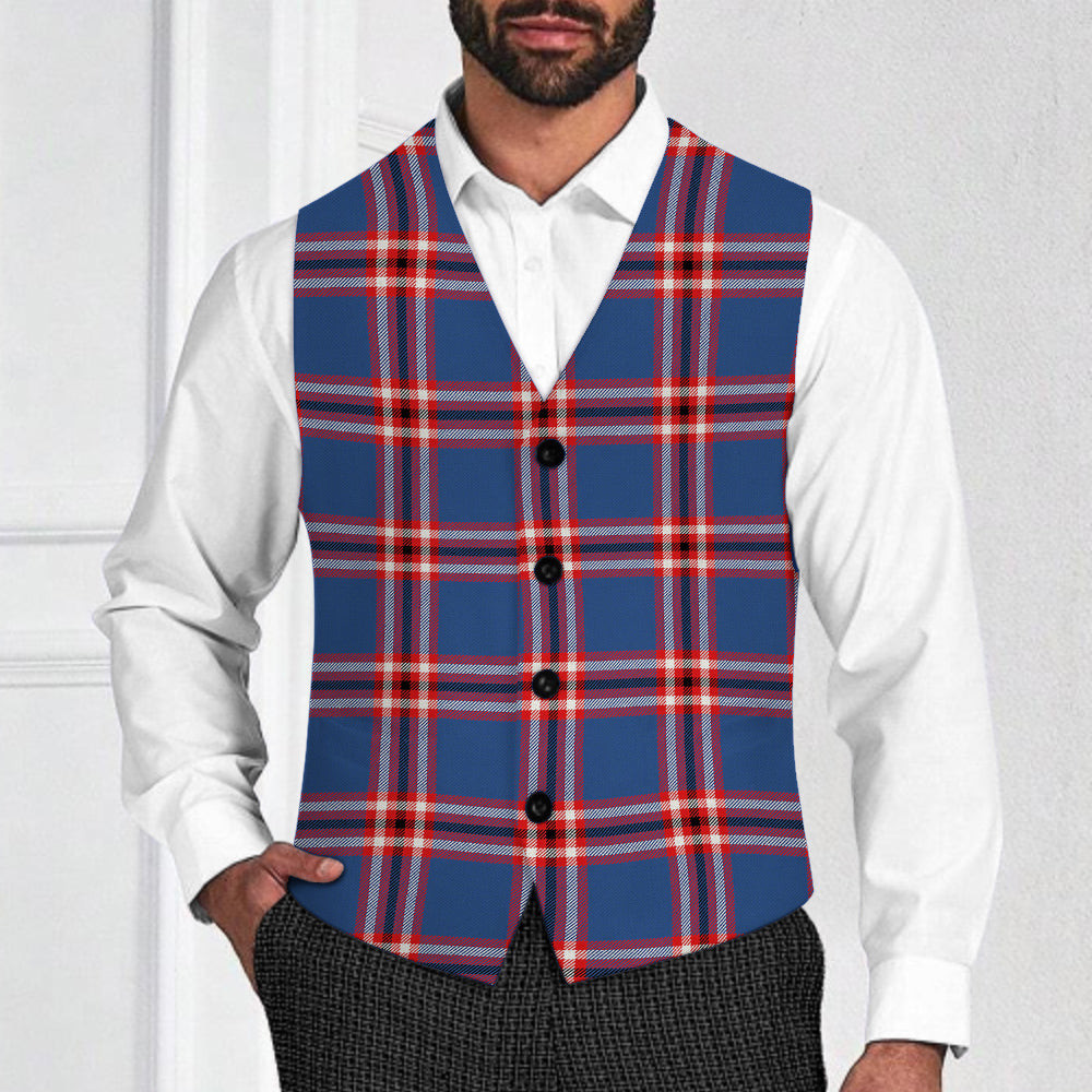 ScotsTee Shop Scottish Laing of Archiestown Modern Tartan Waistcoat Sleeveless Suit Vest