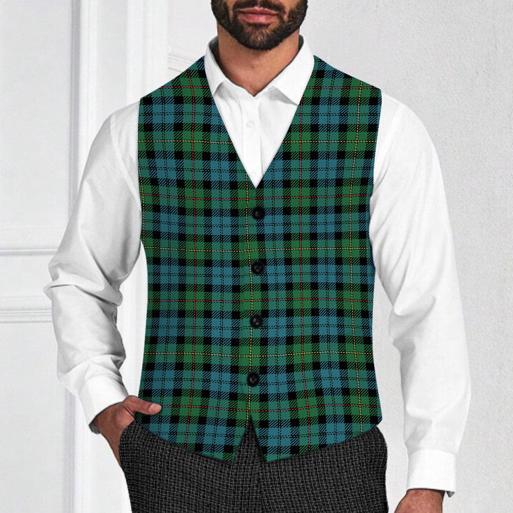 ScotsTee Shop Scottish McEwan Ancient Tartan Waistcoat Sleeveless Suit Vest