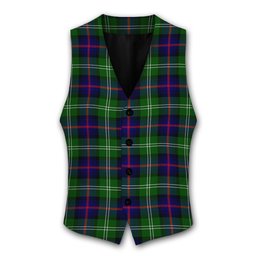 ScotsTee Shop Scottish Swinton SC Tartan Waistcoat Sleeveless Suit Vest