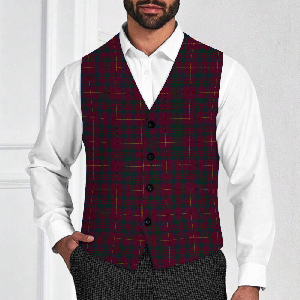 ScotsTee Shop Scottish Wanstall Tartan Waistcoat Sleeveless Suit Vest