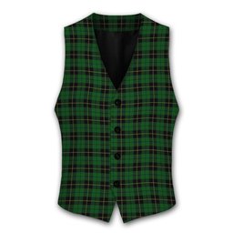 ScotsTee Shop Scottish Wallace Hunting Tartan Waistcoat Sleeveless Suit Vest