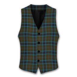 ScotsTee Shop Scottish Thomson Hunting Tartan Waistcoat Sleeveless Suit Vest
