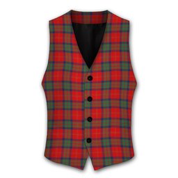 ScotsTee Shop Scottish MacPherson of Cluny Modern Tartan Waistcoat Sleeveless Suit Vest