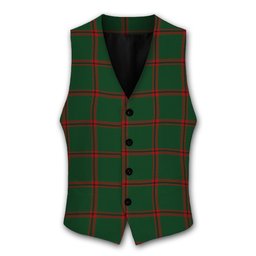 ScotsTee Shop Scottish MacNab Ancient 1 Tartan Waistcoat Sleeveless Suit Vest