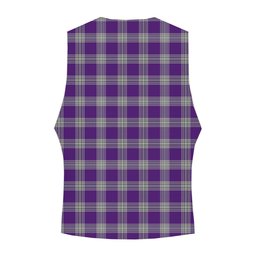 ScotsTee Shop Scottish Menzies Mauve and White Tartan Waistcoat Sleeveless Suit Vest