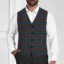 ScotsTee Shop Scottish Gordon 3 Tartan Waistcoat Sleeveless Suit Vest