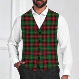 ScotsTee Shop Scottish Sawyer Tartan Waistcoat Sleeveless Suit Vest