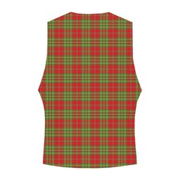 ScotsTee Shop Scottish Leask Modern Tartan Waistcoat Sleeveless Suit Vest