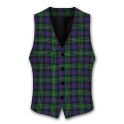 ScotsTee Shop Scottish Rose Hunting Tartan Waistcoat Sleeveless Suit Vest