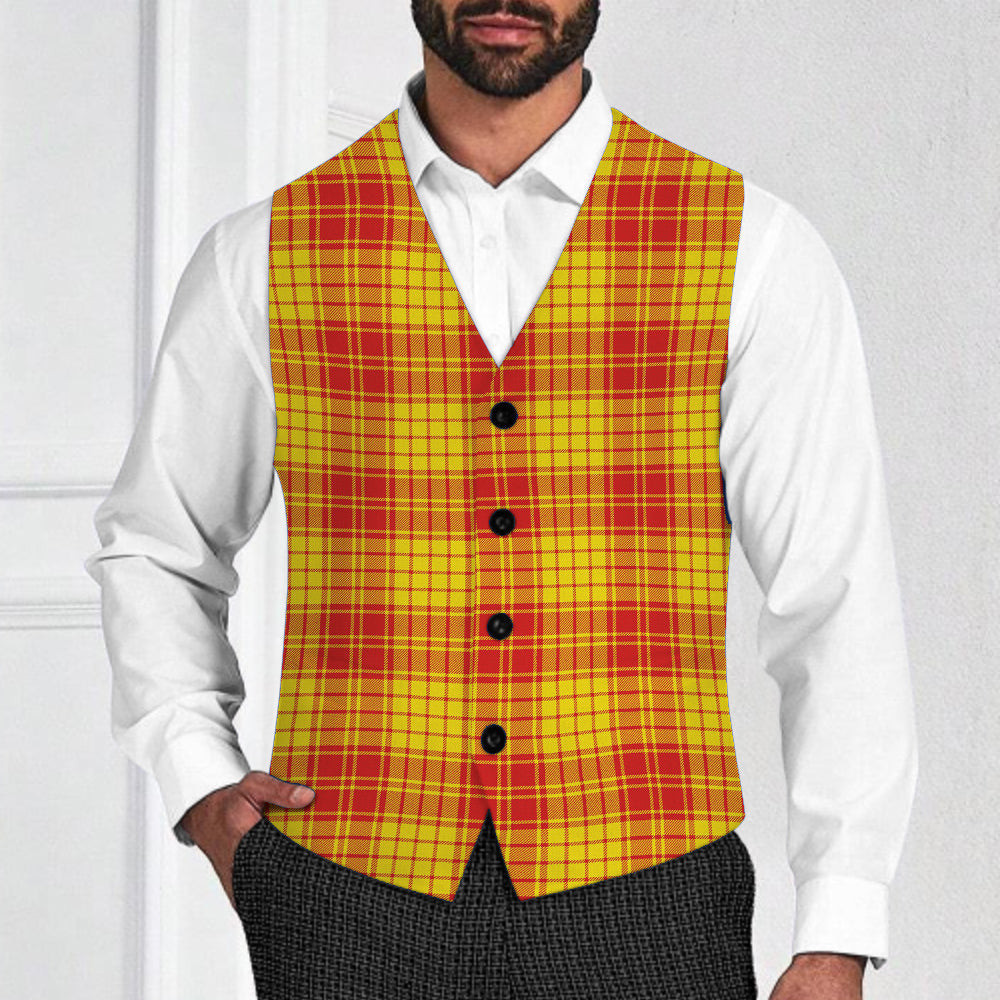 ScotsTee Shop Scottish MacMillan Dress Modern Tartan Waistcoat Sleeveless Suit Vest