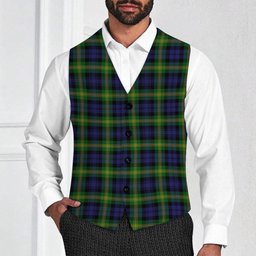ScotsTee Shop Scottish Gordon of Esselmont Tartan Waistcoat Sleeveless Suit Vest