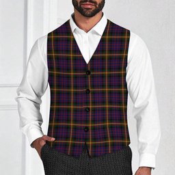 ScotsTee Shop Scottish MacSporran Tartan Waistcoat Sleeveless Suit Vest