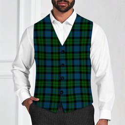 ScotsTee Shop Scottish McCoy Tartan Waistcoat Sleeveless Suit Vest