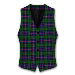 ScotsTee Shop Scottish Morrison Modern Tartan Waistcoat Sleeveless Suit Vest