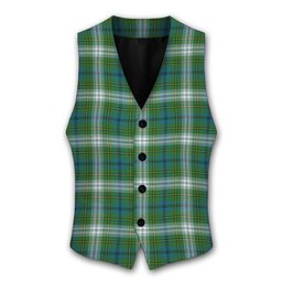 ScotsTee Shop Scottish Johnston Dress Ancient Tartan Waistcoat Sleeveless Suit Vest