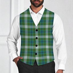 ScotsTee Shop Scottish Johnston Dress Ancient Tartan Waistcoat Sleeveless Suit Vest