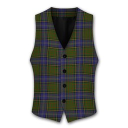 ScotsTee Shop Scottish MacMillan Hunting 2 Tartan Waistcoat Sleeveless Suit Vest