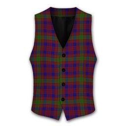 ScotsTee Shop Scottish MacTier of Durris Tartan Waistcoat Sleeveless Suit Vest