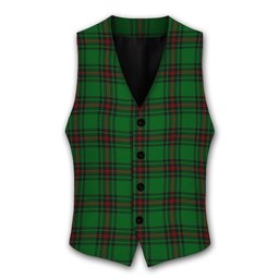ScotsTee Shop Scottish Orrock Tartan Waistcoat Sleeveless Suit Vest