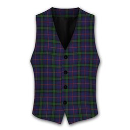 ScotsTee Shop Scottish McClafferty Tartan Waistcoat Sleeveless Suit Vest
