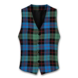 ScotsTee Shop Scottish Guthrie Ancient Tartan Waistcoat Sleeveless Suit Vest