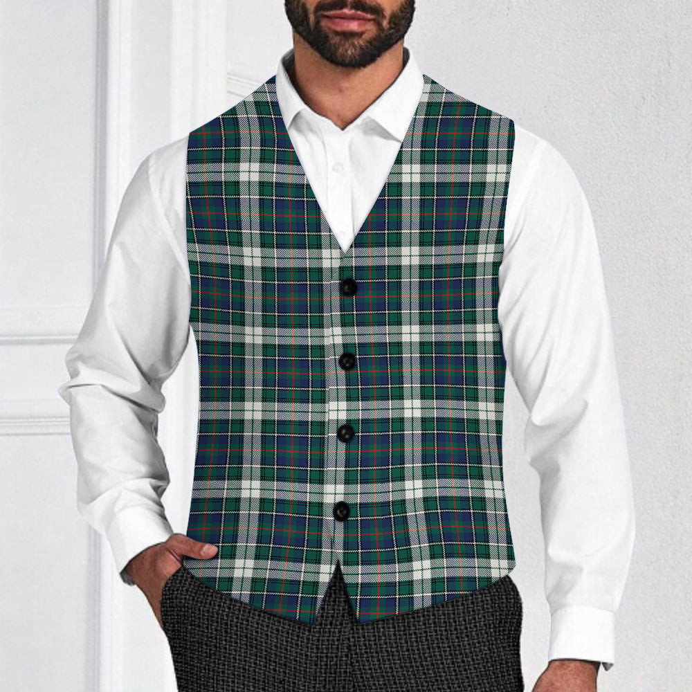 ScotsTee Shop Scottish McInnes Dress Modern Tartan Waistcoat Sleeveless Suit Vest