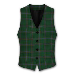 ScotsTee Shop Scottish McRae Tartan Waistcoat Sleeveless Suit Vest