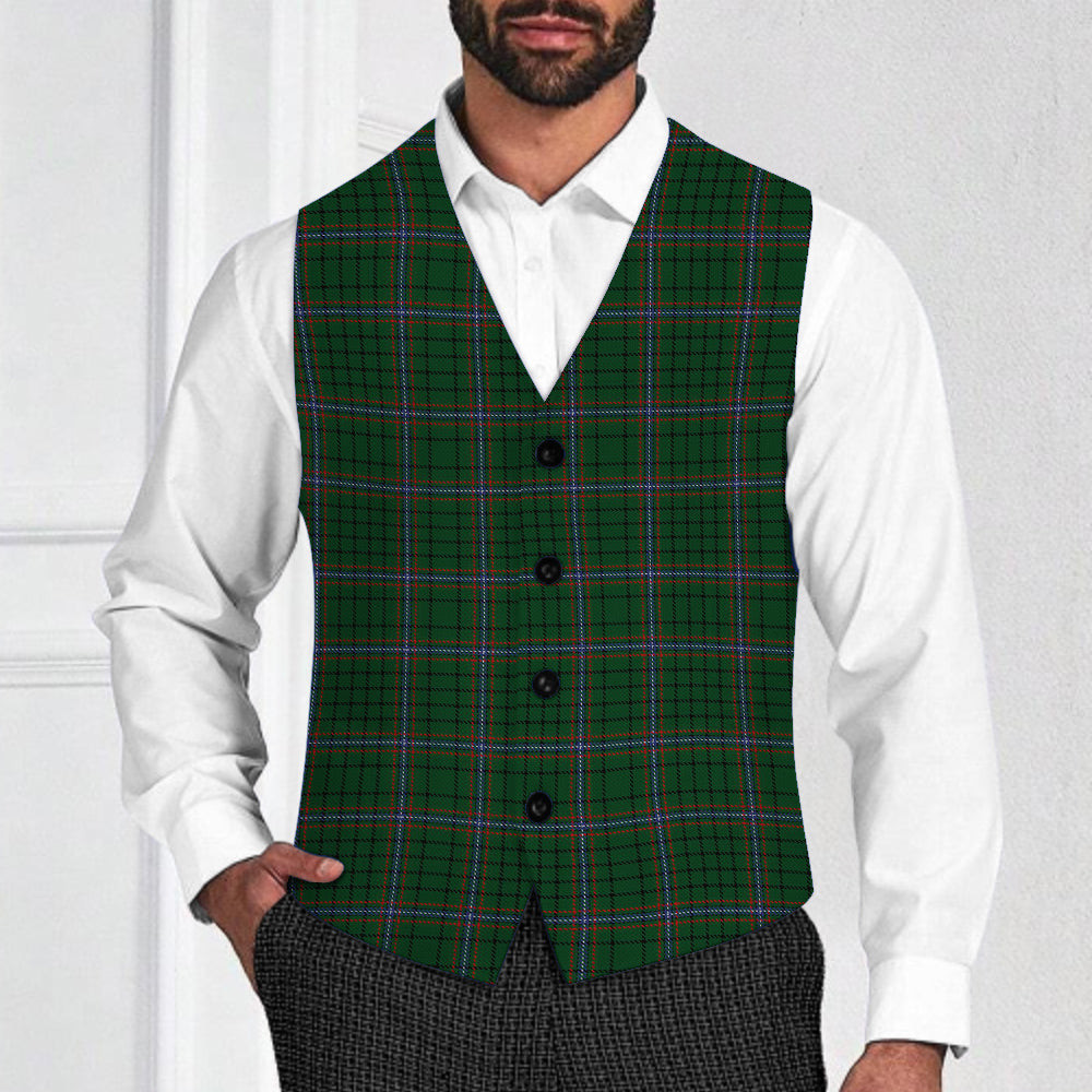 ScotsTee Shop Scottish McRae Tartan Waistcoat Sleeveless Suit Vest