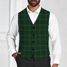 ScotsTee Shop Scottish McRae Tartan Waistcoat Sleeveless Suit Vest