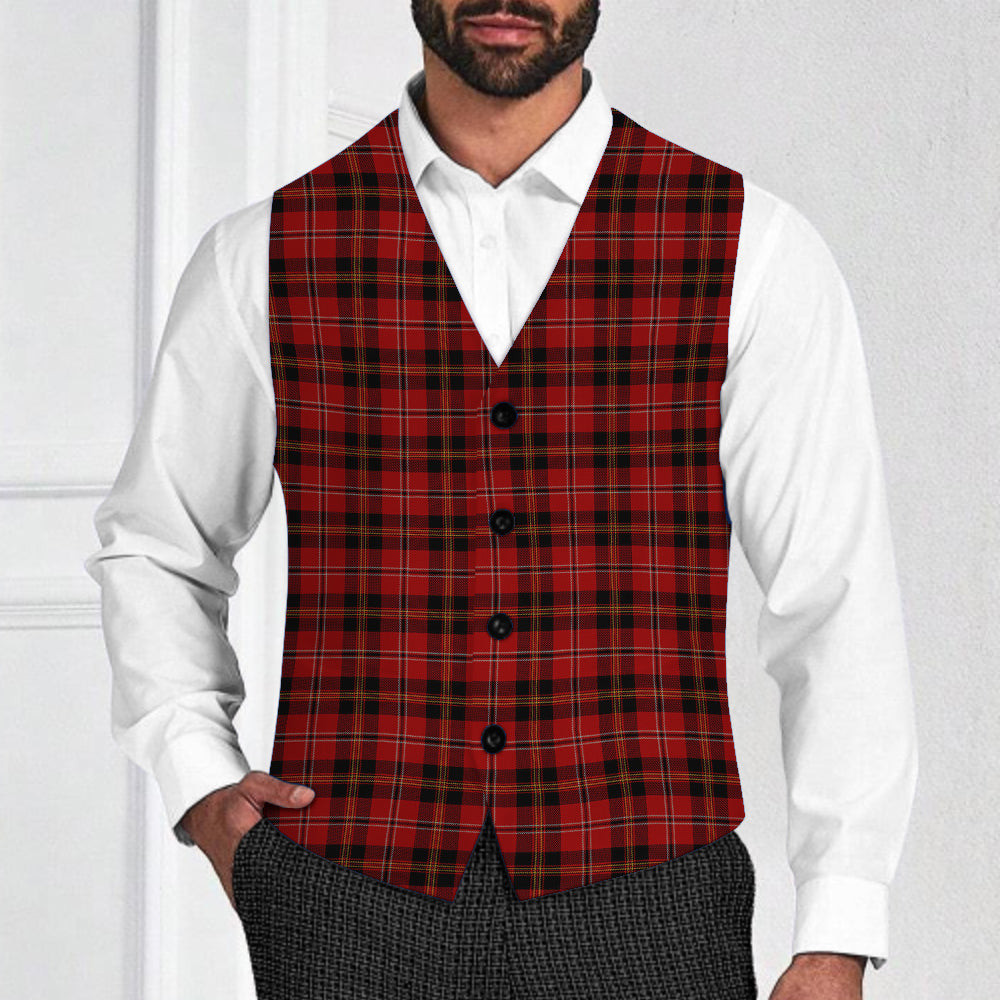 ScotsTee Shop Scottish Smeaton 1985 Tartan Waistcoat Sleeveless Suit Vest