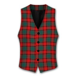 ScotsTee Shop Scottish McPhail Modern Tartan Waistcoat Sleeveless Suit Vest