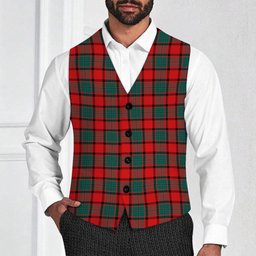 ScotsTee Shop Scottish McPhail Modern Tartan Waistcoat Sleeveless Suit Vest