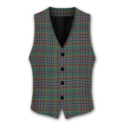 ScotsTee Shop Scottish Russell Old Ancient Tartan Waistcoat Sleeveless Suit Vest