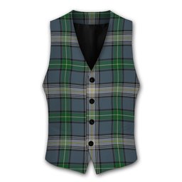 ScotsTee Shop Scottish McDowell Tartan Waistcoat Sleeveless Suit Vest