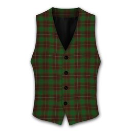 ScotsTee Shop Scottish McPhee Hunting Tartan Waistcoat Sleeveless Suit Vest