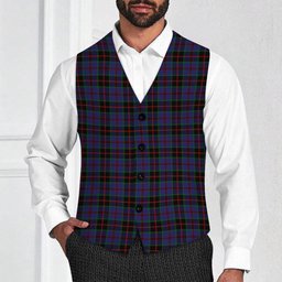 ScotsTee Shop Scottish Sandberg Tartan Waistcoat Sleeveless Suit Vest