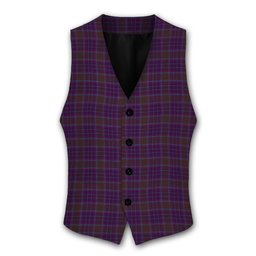 ScotsTee Shop Scottish Phillips Tartan Waistcoat Sleeveless Suit Vest