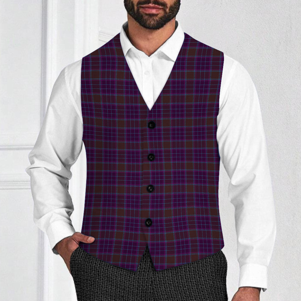 ScotsTee Shop Scottish Phillips Tartan Waistcoat Sleeveless Suit Vest