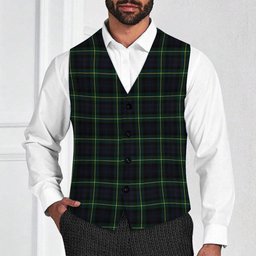 ScotsTee Shop Scottish Gordon Old Tartan Waistcoat Sleeveless Suit Vest